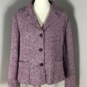 Pink, White & Black Plaid XXL Blazer